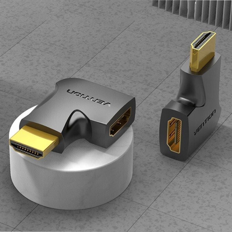 Vention AIPB0 / Adaptador HDMI Macho - HDMI Fêmea 4K 90º Vention AIPB0 / HDMI Macho - HDMI Fêmea