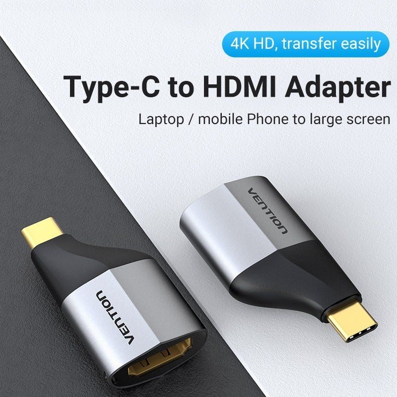 Adaptador USB Tipo C Vention TCAH0 / USB Tipo C Macho - HDMI Fêmea Vention TCAH0