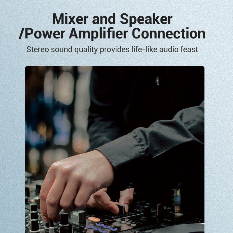 Adaptador Jack Vention Vdd-c03 / RCA Fêmea - Jack 6.5 Macho / Azul