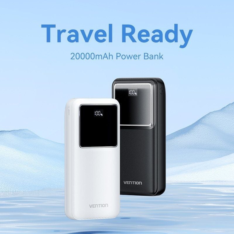 Powerbank 20000mah Vention FHLB0 / 22.5w / Preto