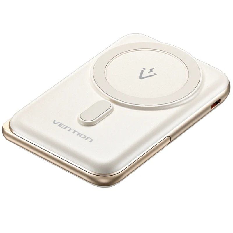Powerbank 10000mah Vention FHNW0 / 20W / sem Fios / Branco