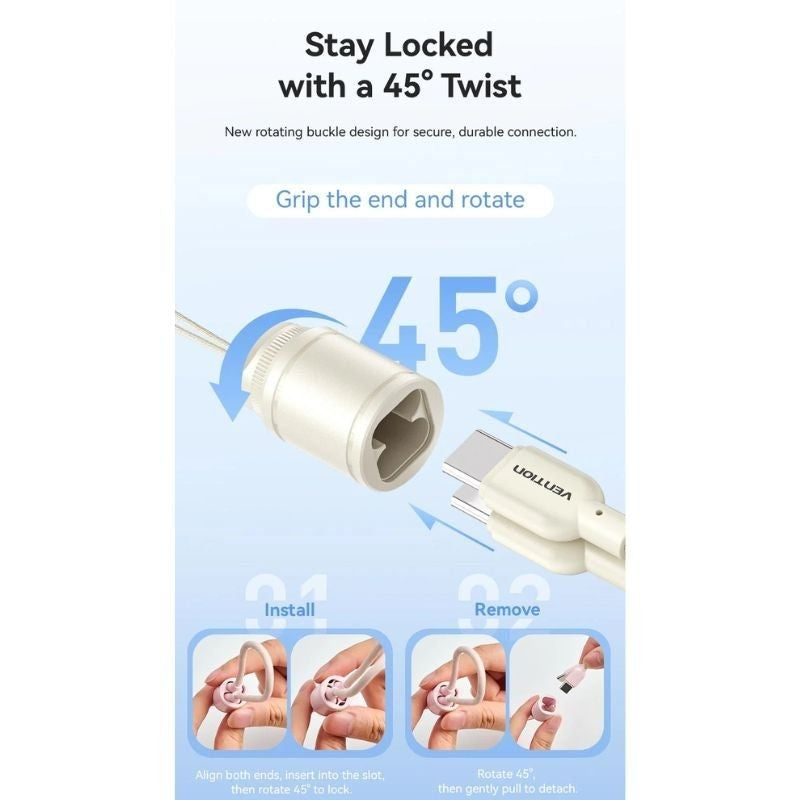 Powerbank 20000mah Vention Fkbp0-c / 22.5w / Rosa