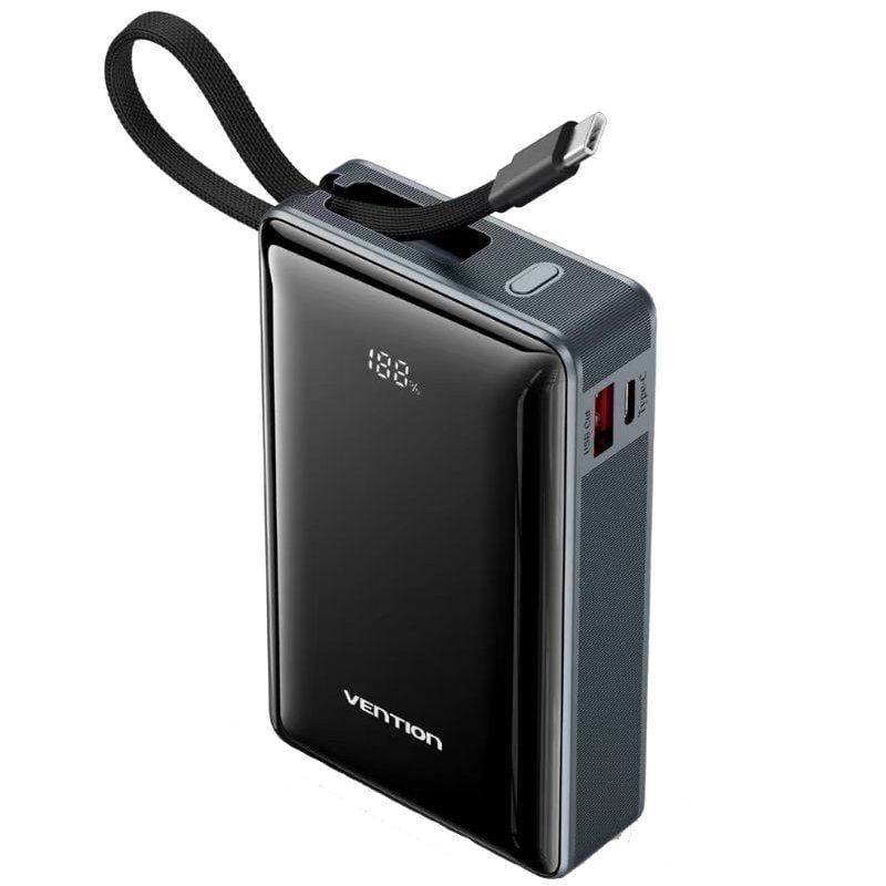 Powerbank 20000mah Vention FKDM0 / 65W / Cinzento