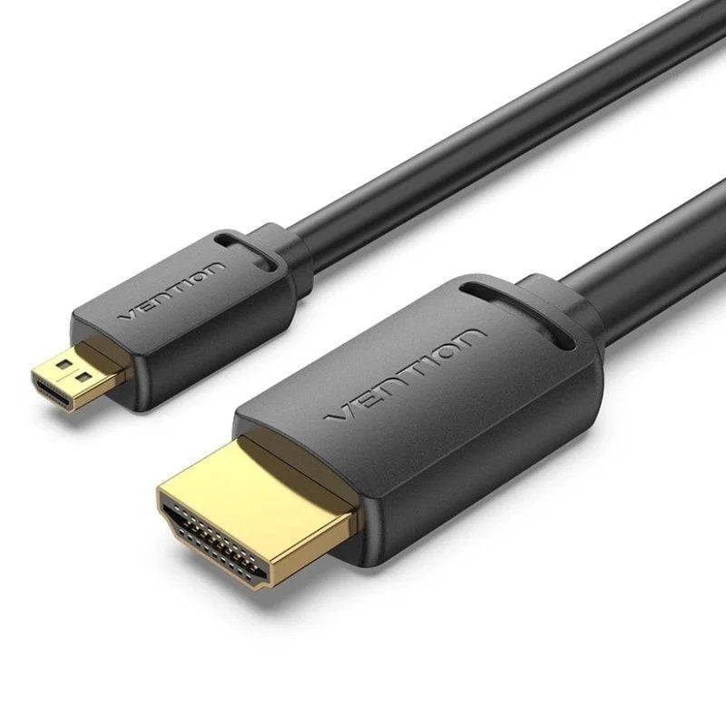 Micro HDMI 2.0 4K Vention AGIBI / Macho HDMI - Macho Micro HDMI / 3m / Preto