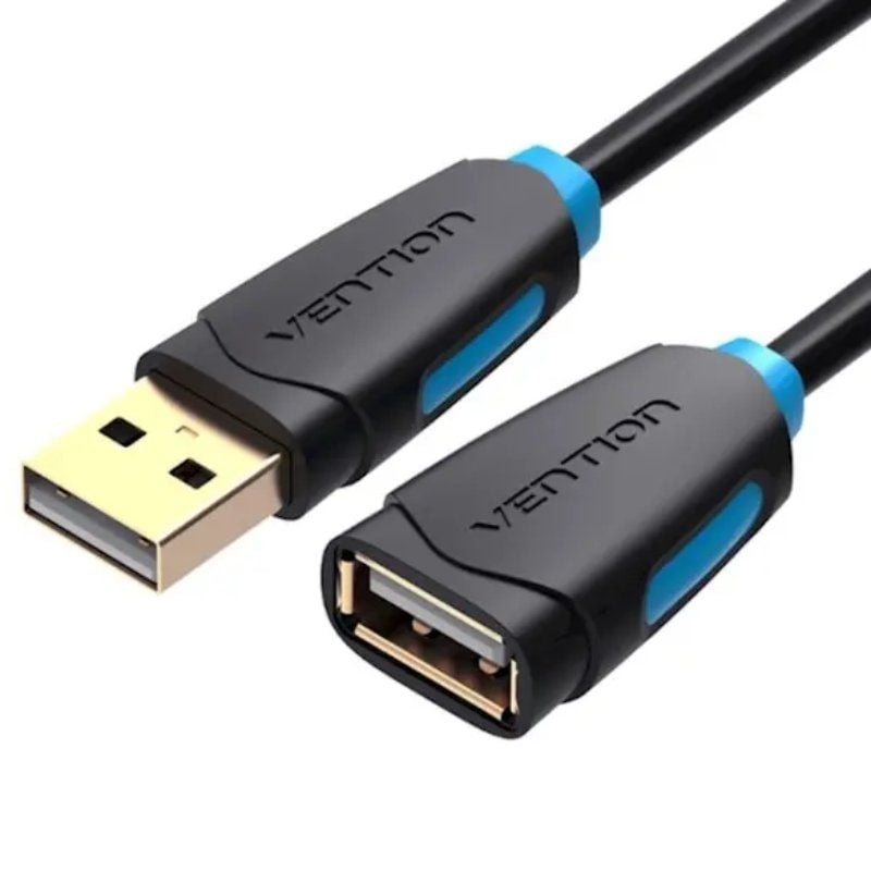 Cabo de Extensão Vention CBCBJ USB 2.0 Vention CBCBJ / USB Macho - USB Fêmea / 5m / Preto