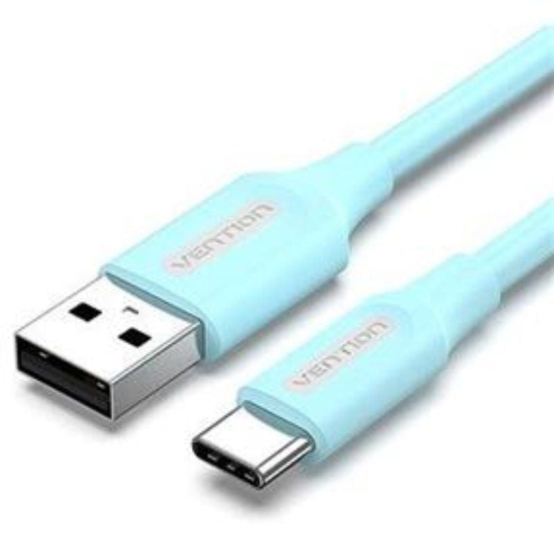 Vention COKSF USB 2.0 Tipo C / USB Tipo C Macho - USB Macho / Até 60W / 480mbps / 1m / Azul