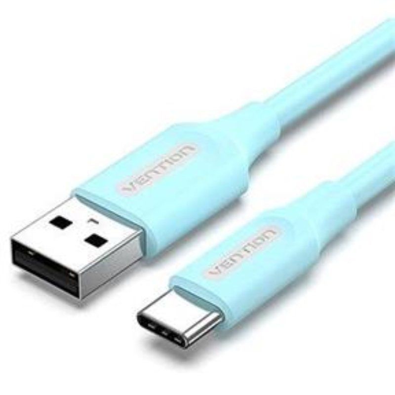 USB 2.0 Type-c Vention COKSH / USB Type-c Macho - USB Macho / Até 60W / 480mbps / 2m / Azul