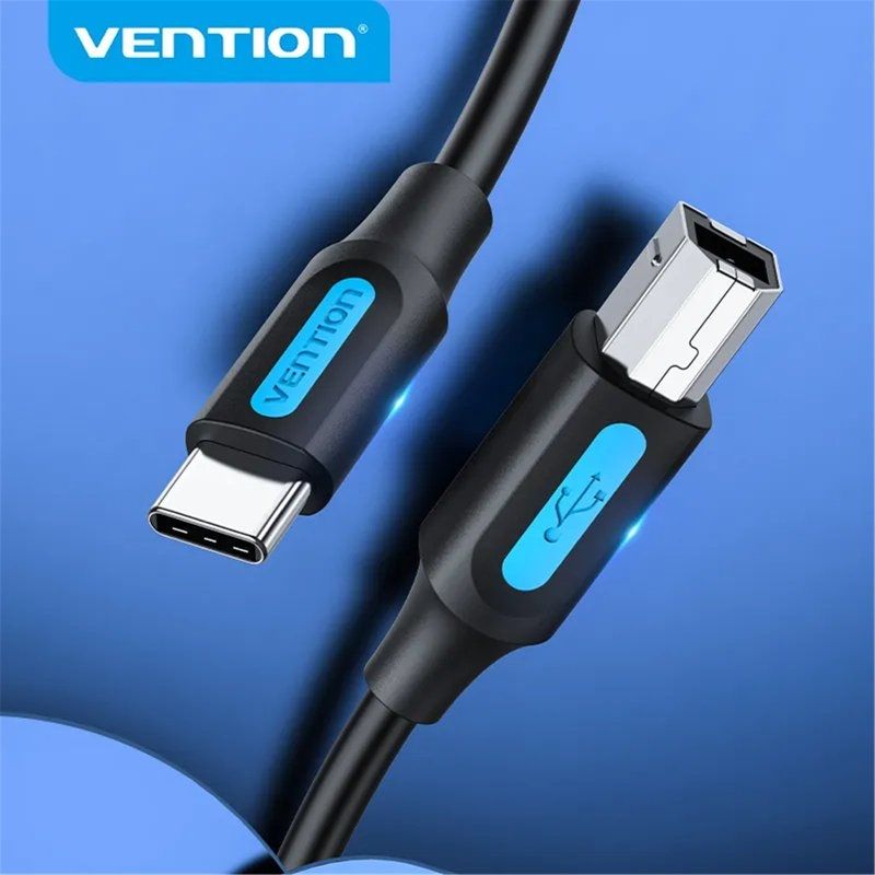 Vention CQUBH USB 2.0 Tipo C Vention CQUBH / USB Tipo B Macho - USB Tipo C Macho / 480mbps / 2m / P…