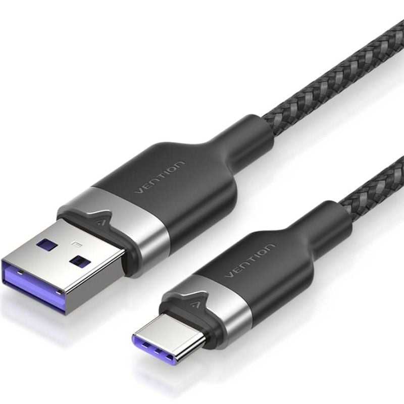 Vention CTOBF USB 2.0 Type-c Vention CTOBF / USB Type-c Macho - USB Macho / Até 100W / 480mbps / 1m…