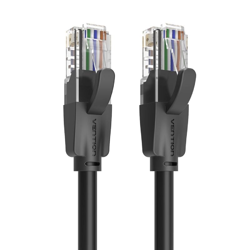 Vention IBEBJ Cat.6 / 5m / Preto Cabo de Rede RJ45 UTP Vention IBEBJ Cat.6 / 5m / Preto