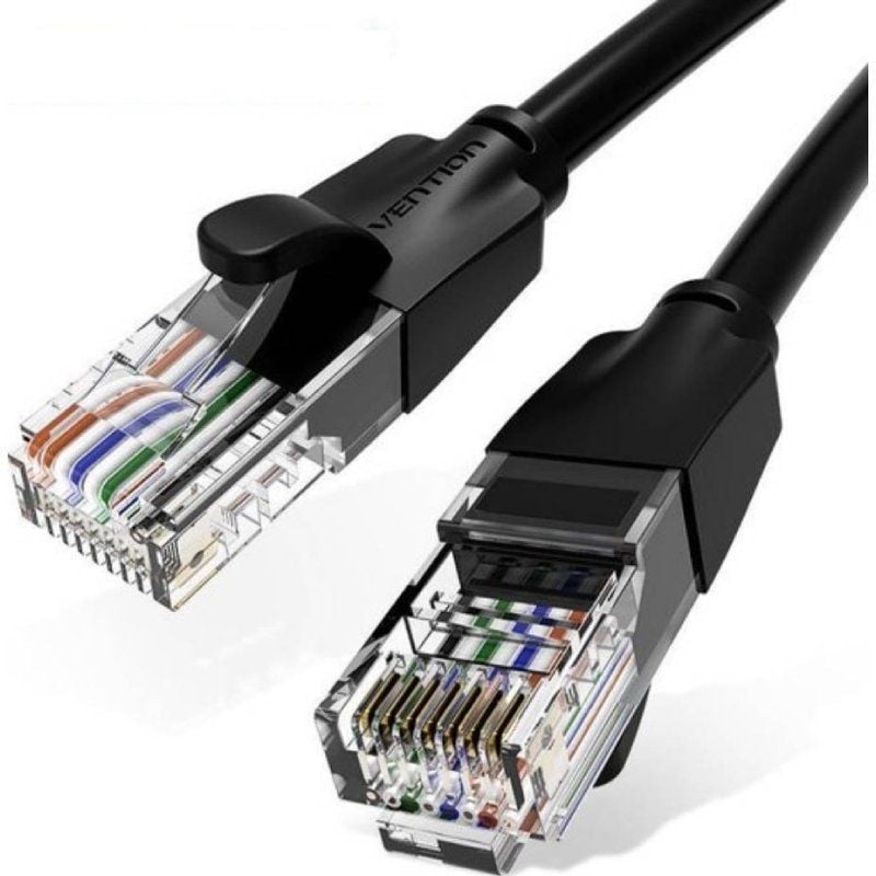 Cabo de Rede RJ45 UTP Vention IBEBQ Cat.6 / 20m / Preto