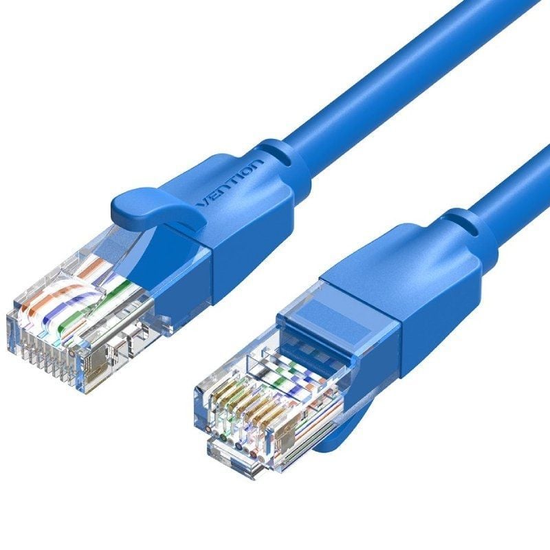 Cabo de Rede RJ45 UTP Vention IBELF Cat.6 / 1m / Azul
