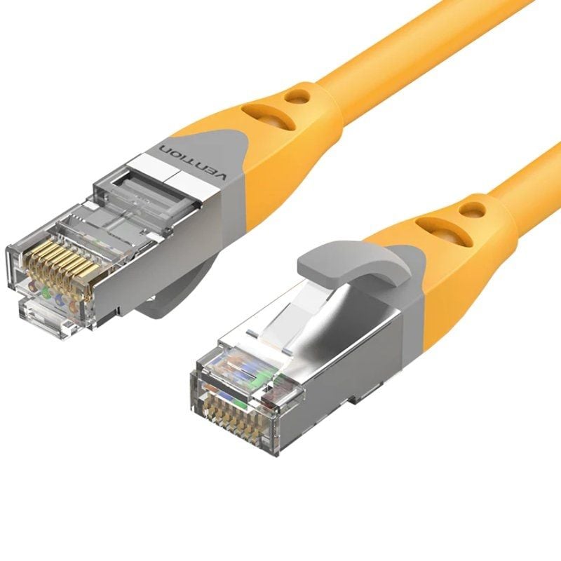 Cabo de Rede RJ45 SFTP Vention IBHYH Cat.6a / 2m / Laranja