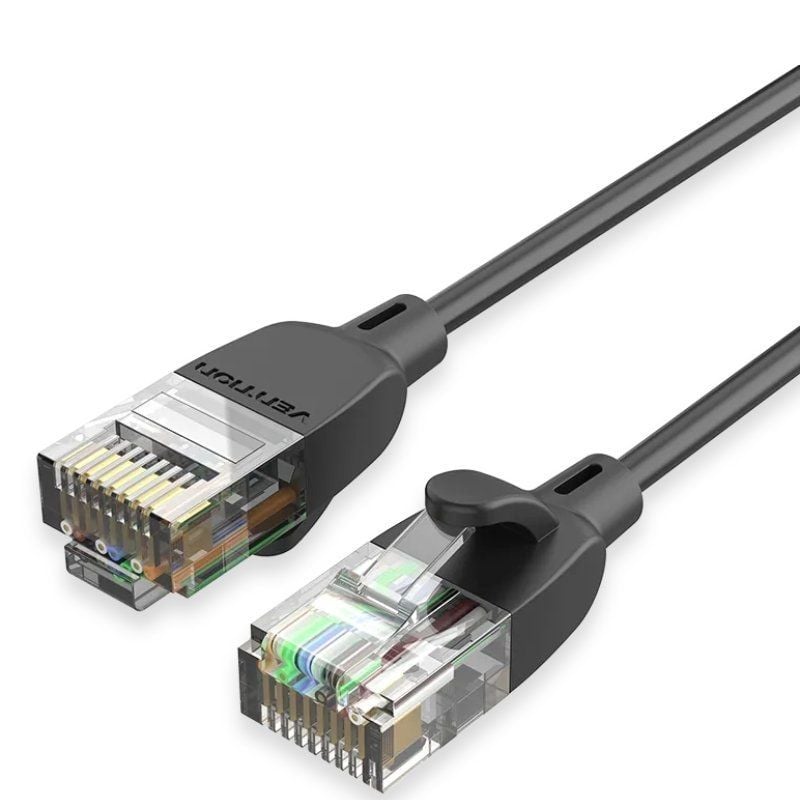 Cabo de Rede RJ45 UTP Vention IBIBJ Cat.6a / 5m / Preto