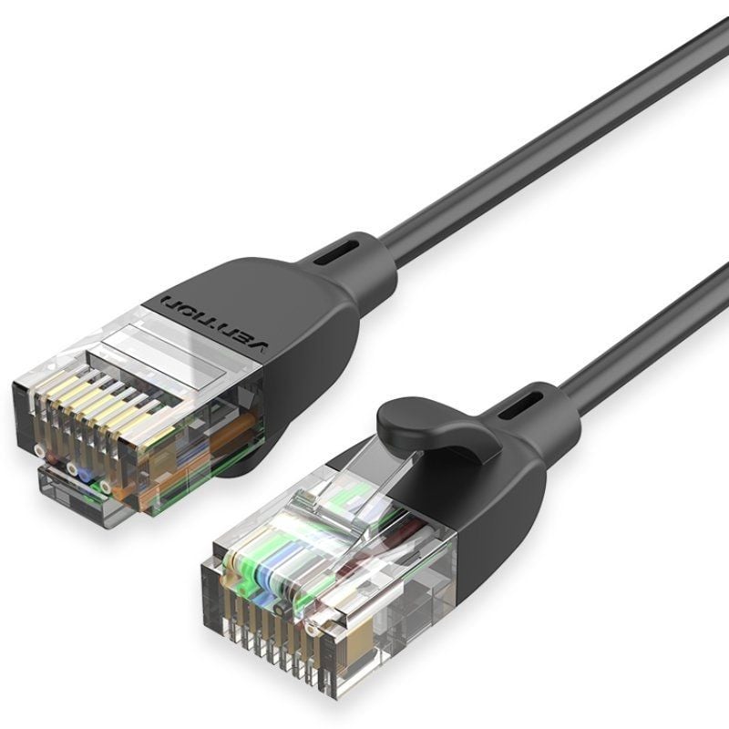 Vention IBIBL Cat.6a / 10m / Preto Cabo de Rede RJ45 UTP Vention IBIBL Cat.6a / 10m / Preto