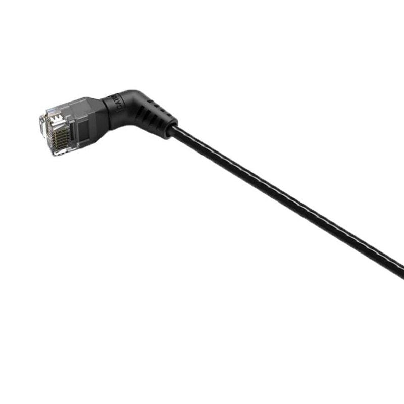 Cabo de Rede RJ45 UTP Vention IBOBD Cat.6a / 50cm / Cabeça Rotativa 360º / Preto