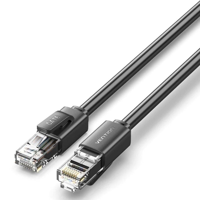Cabo de Rede RJ45 UTP Vention IBRBG Cat.6 / 1,5m / Preto