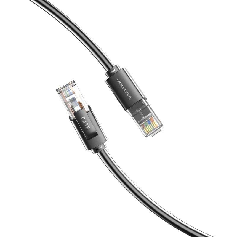 Cabo de Rede RJ45 UTP Vention IBRBJ Cat.6 / 5m / Preto