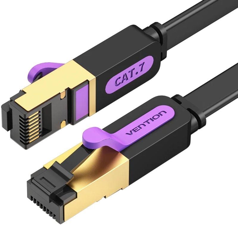 Cabo de Rede RJ45 STP Vention ICABJ Cat.7 / 5m / Preto