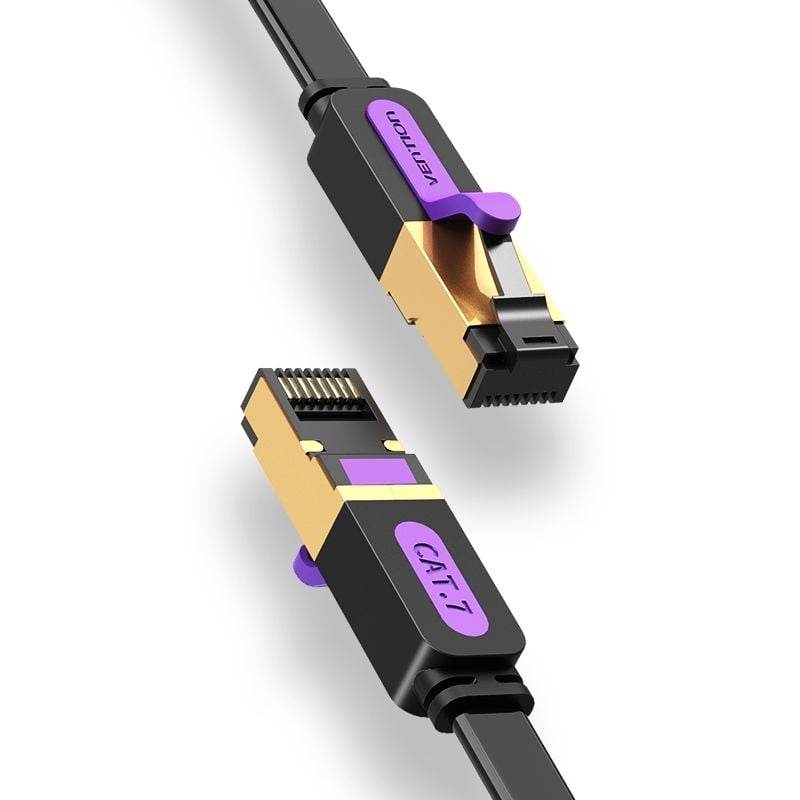 Cabo de Rede RJ45 STP Vention ICABJ Cat.7 / 5m / Preto