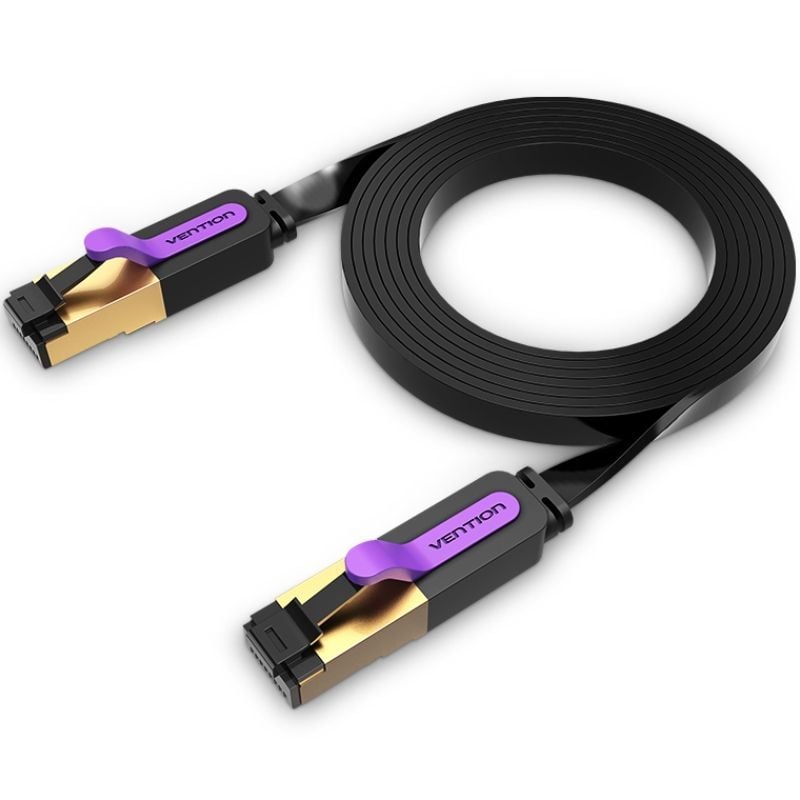 Cabo de Rede RJ45 STP Vention ICABJ Cat.7 / 5m / Preto