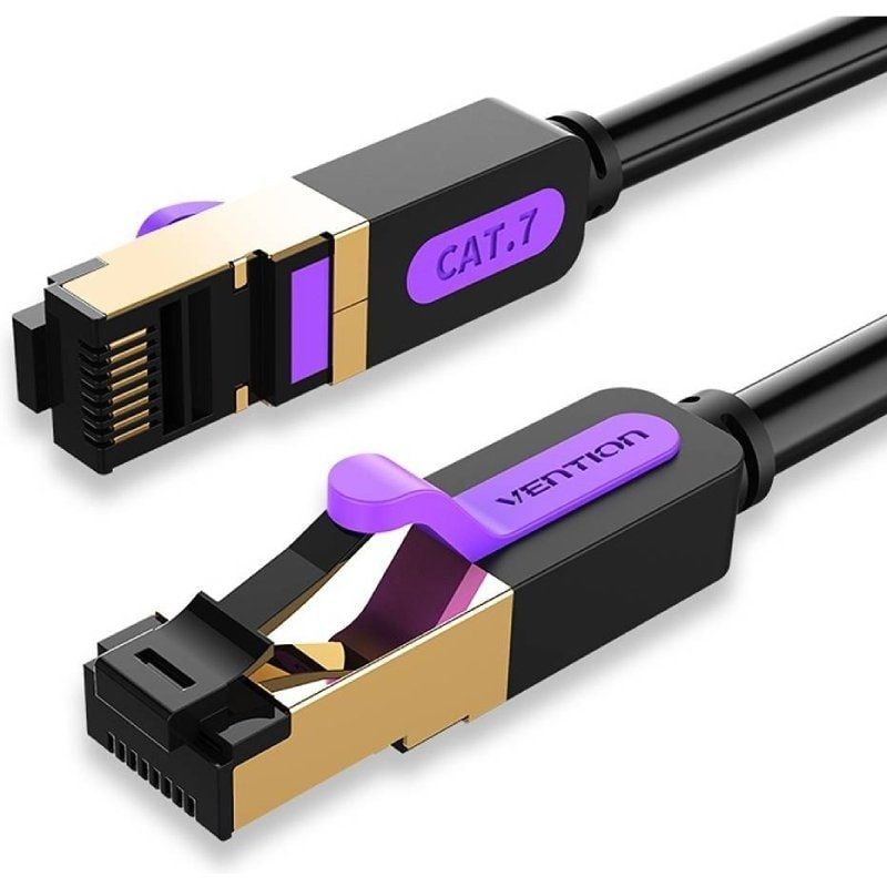 Cabo de Rede RJ45 SFTP Vention ICDBN Cat.7 / 15m / Preto