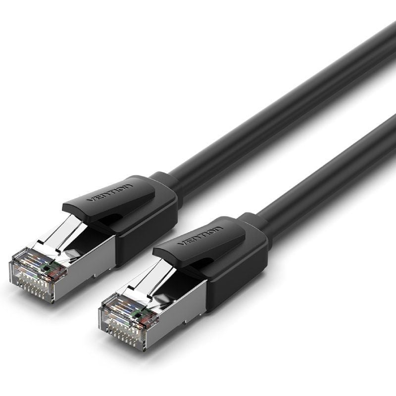 Cabo de Rede RJ45 UTP 26AWG Vention IKKBJ Cat.8 / Gaming / 5m / Preto