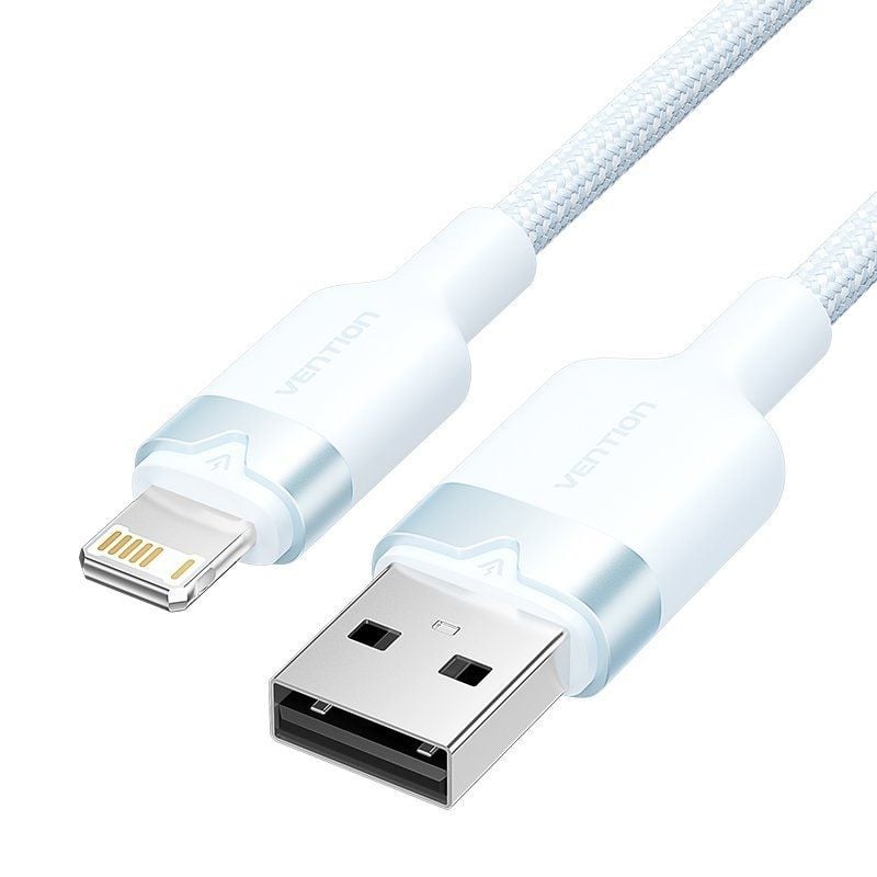 USB 2.0 Lightning Vention LANSF / USB Macho - Lightning Macho / 480mbps / 1m / Azul