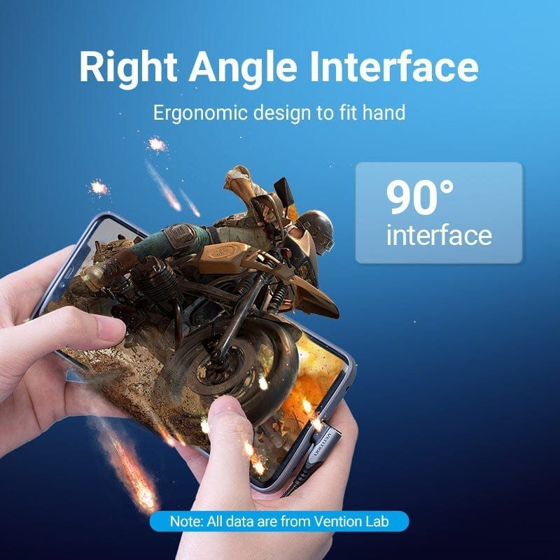 Vention TANHD USB 2.0 Type-c 90º / USB Type-c Macho - USB Type-c Macho / Até 100W / 480mbps / 50cm…