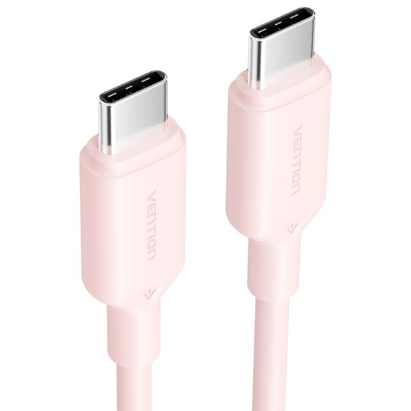 USB 2.0 Type-c 3A Vention TRCPH / USB Type-c Macho - USB Type-c Macho / Até 60W / 480mbps / 2m / Ro…