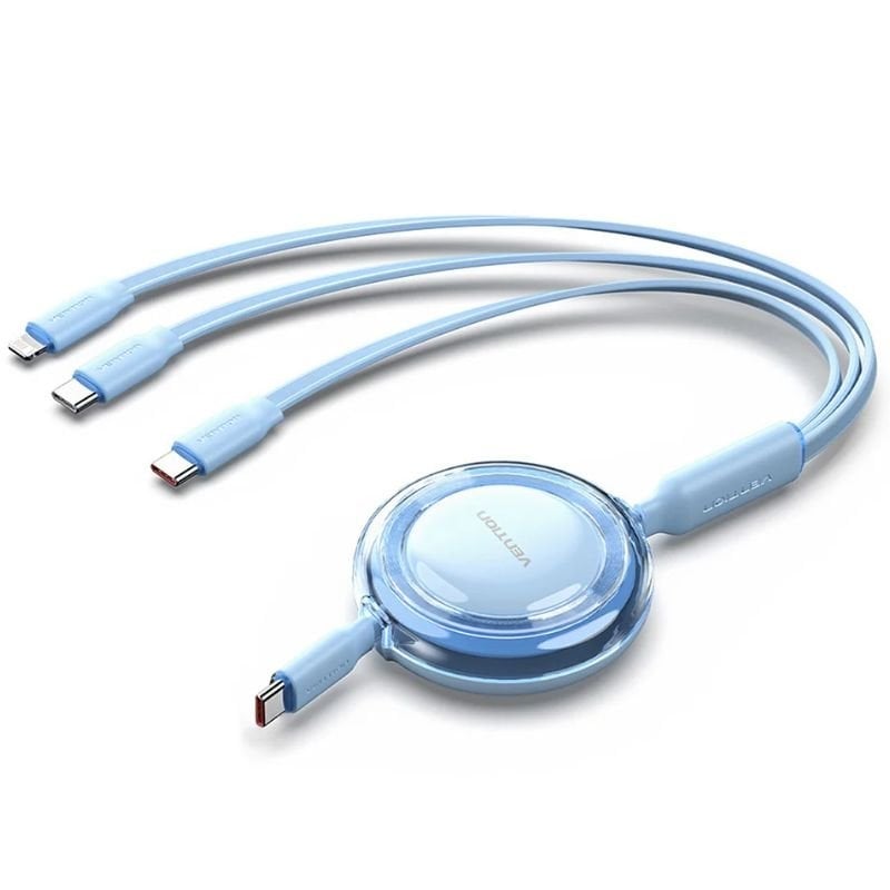 Vention TRJSBE USB Type-c 2.0 5A Vention TRJSBE / USB Type-c Macho - 3x USB Type-c Macho / Até 100W…