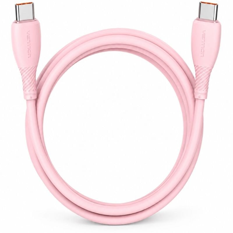 Cabo USB 2.0 Tipo C Vention TRWPH / USB Tipo C Macho - USB Tipo C Macho / Até 100 W / 480 Mbps / 2…