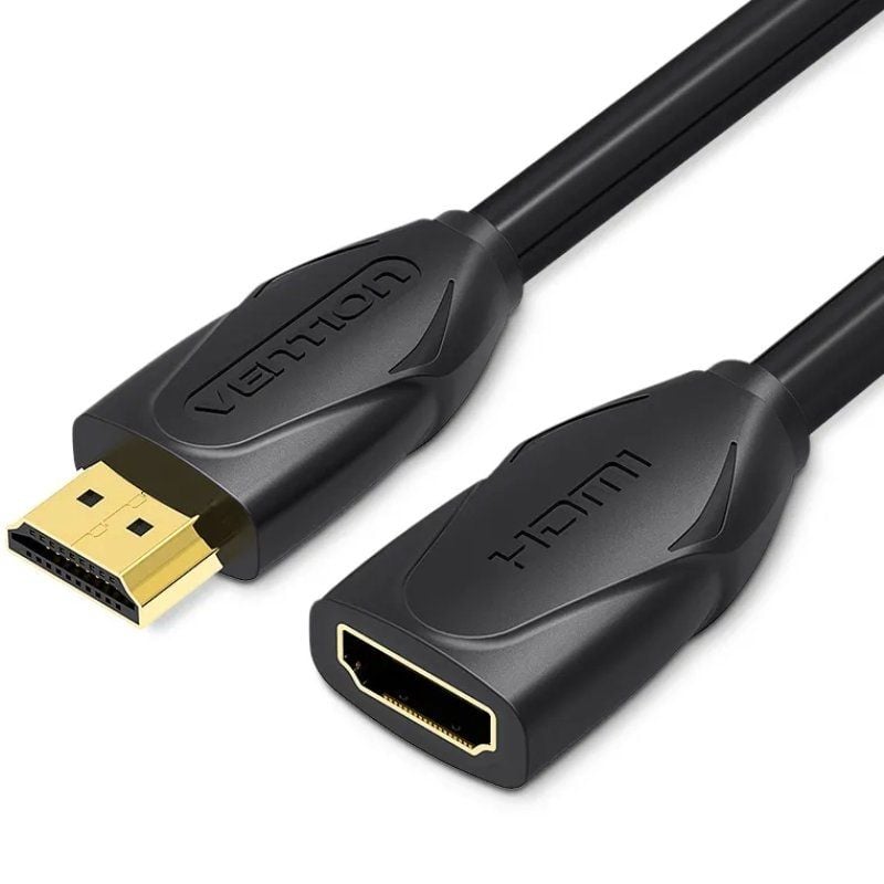 Cabo de Extensão HDMI Vention Vaa-b06-b200 / HDMI Macho - HDMI Fêmea / 2m / Preto