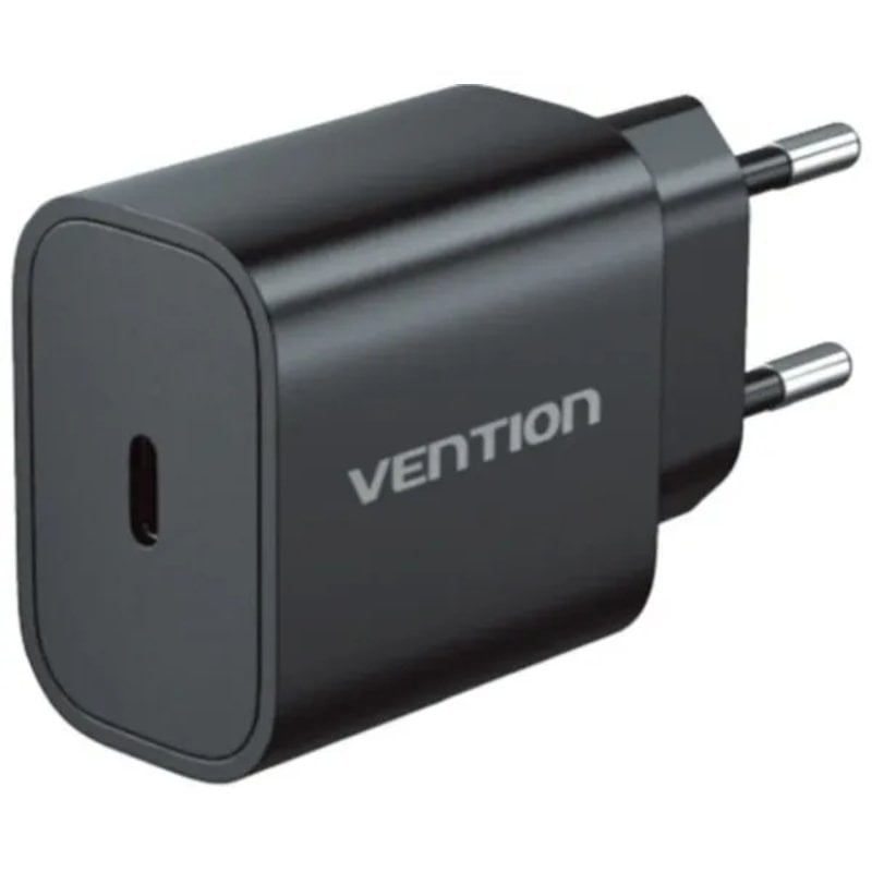 Carregador de Parede Vention G17b0-eu / 1xusb Type-c + Cabo Lightning / 20W