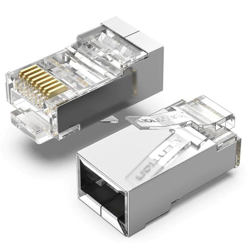 Conector RJ45 Idcr0-10 / Cat.6 FTP / 10 Unid.