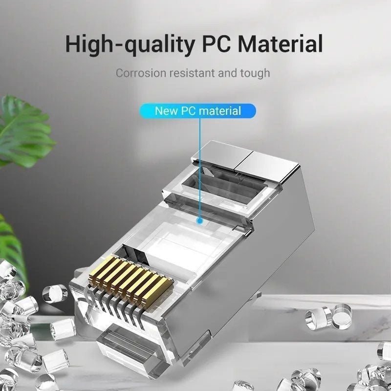 Conector RJ45 Idfr0-10 / Cat.6a FTP / 10 Unid.