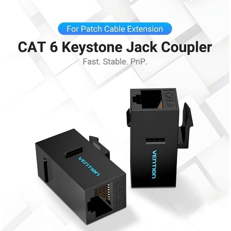 Vention IPGB0 Conector RJ45 Cat6 UTP Conector RJ45 UTP / Preto