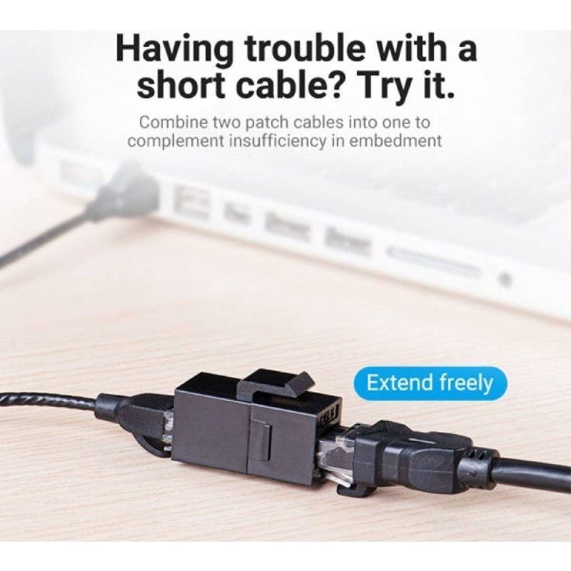 Vention IPGB0 Conector RJ45 Cat6 UTP Conector RJ45 UTP / Preto