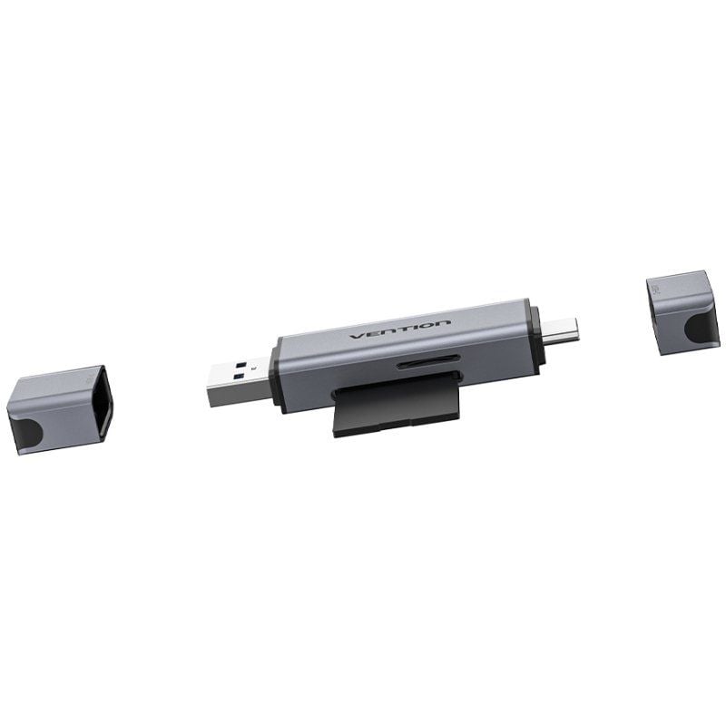 Leitor de Cartões Externo Vention CLLH0 / USB 3.0 / USB Type-c