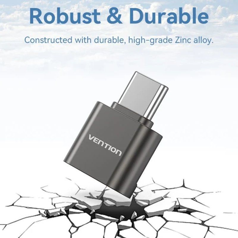 Leitor de Cartões Externo Vention CLMH0 / USB Type-c