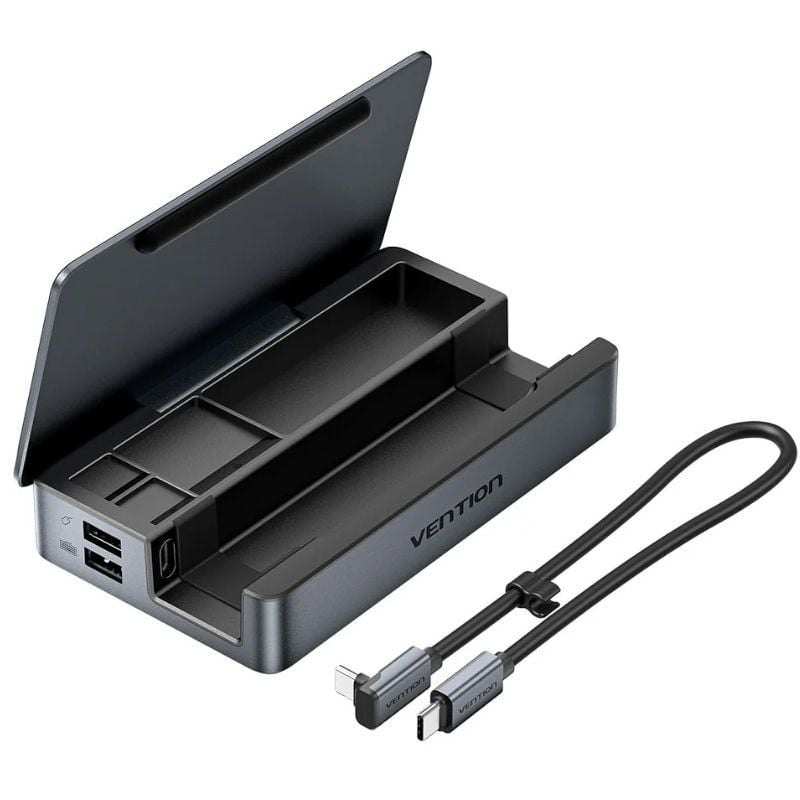 Base de Ligação USB Tipo C para Steam Deck / Switch Vention TPZH0 / 2xhdmi 4K / 3xusb / 1xusb Tipo…