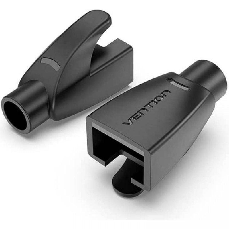 Cobertura de Proteção RJ45 Vention Iodb0-50 / 50 Pcs / Preto