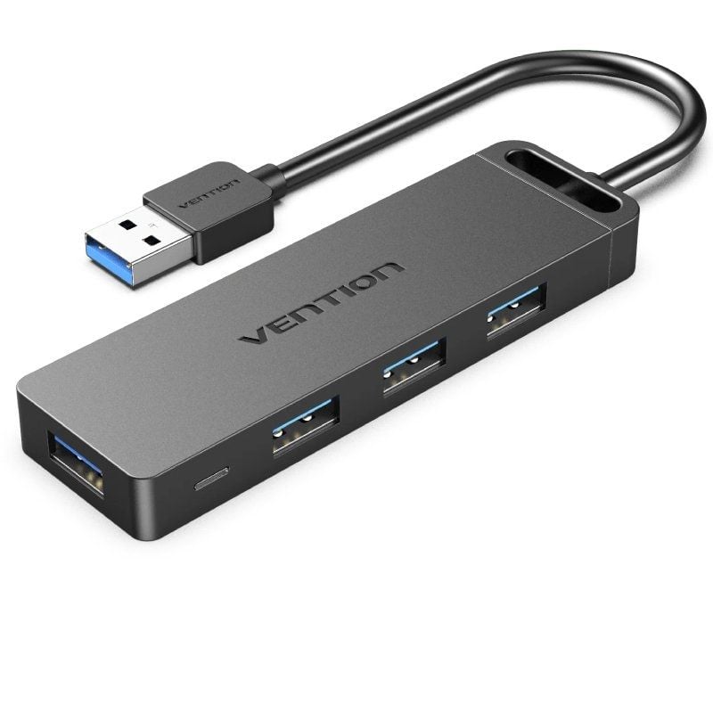 Hub USB 3.0 Vention CHLBB / 4xusb / 1xmicrousb PD