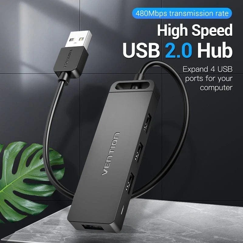 Hub USB 2.0 Vention CHMHB / 4xusb / 1xmicrousb PD