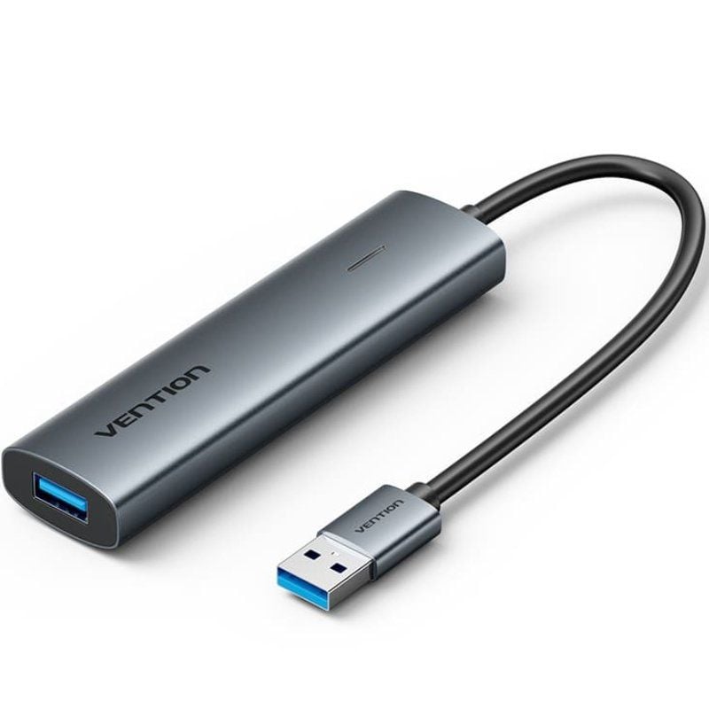 Vention TGXHB Hub USB 3.0 / 1xusb Type-c / 3xusb / 1xusb Type-c PD / Cinzento
