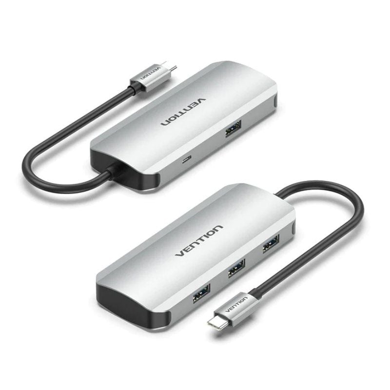 Hub USB Tipo C Vention TNAHB / 4xusb / 1xmicrousb PD