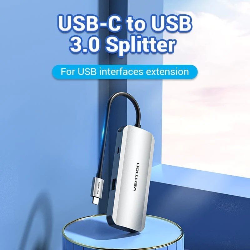 Hub USB Tipo C Vention TNAHB / 4xusb / 1xmicrousb PD