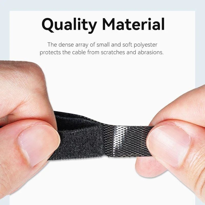 Tira de Gestão de Cabos Vention Kaob0-10 / 18cm / Embalagem de 10