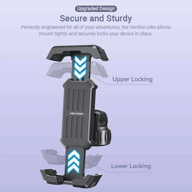 Suporte para Smartphone para Bicicleta Vention KSFB0 / Preto