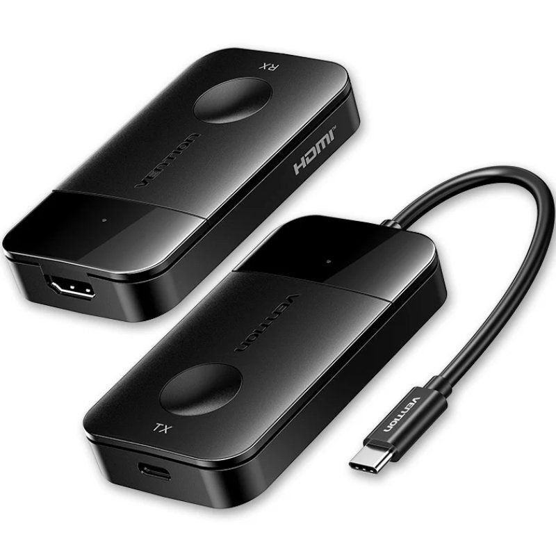 Adaptador / Transmissor de Vídeo sem Fios USB Type-c - HDMI Vention ADOBB / 60W